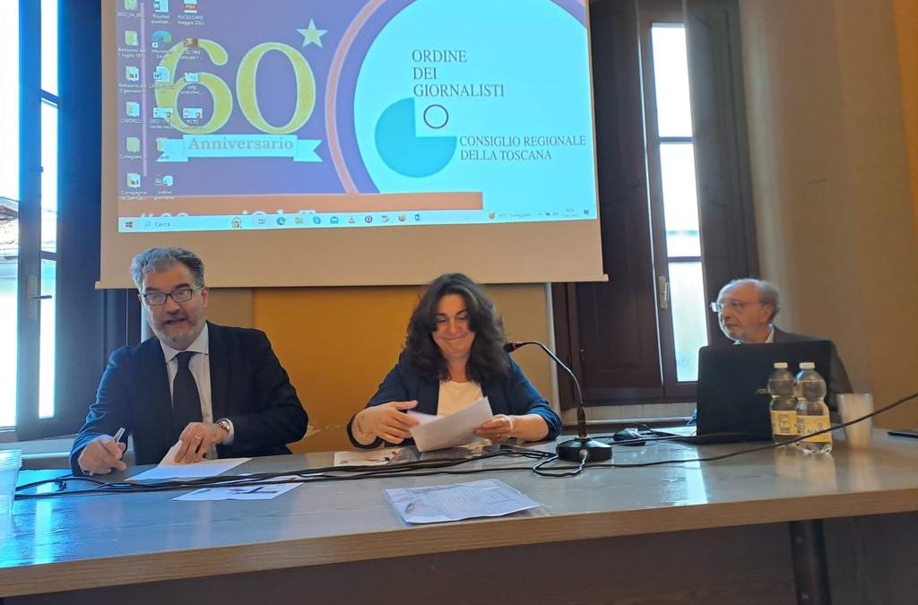 60 anni Odg Toscana. A Fucecchio incontro con studenti, giornalisti, amministratori